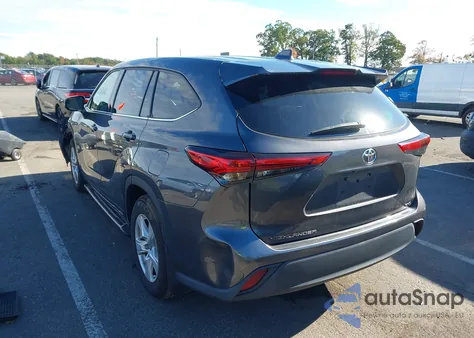 2021 Toyota Highlander L from USA, damaged, VIN 5TDCZRBHXMS068819